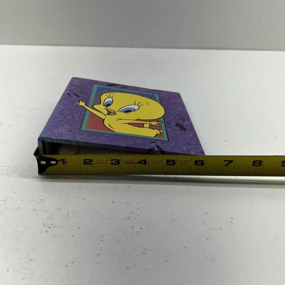 Vintage 1998 Looney Tunes Tweety Sylvester Photo Album Binder Warner Bros EUC VG